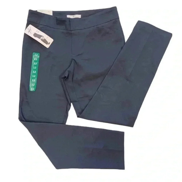 Up Thincredible Fit Blue Full Length Slim Tummy Control Pants Size 12 - Picture 3 of 8